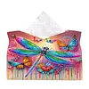 Butterfly Diamond Painting Tissue Box Cover DIY Desk Organizer