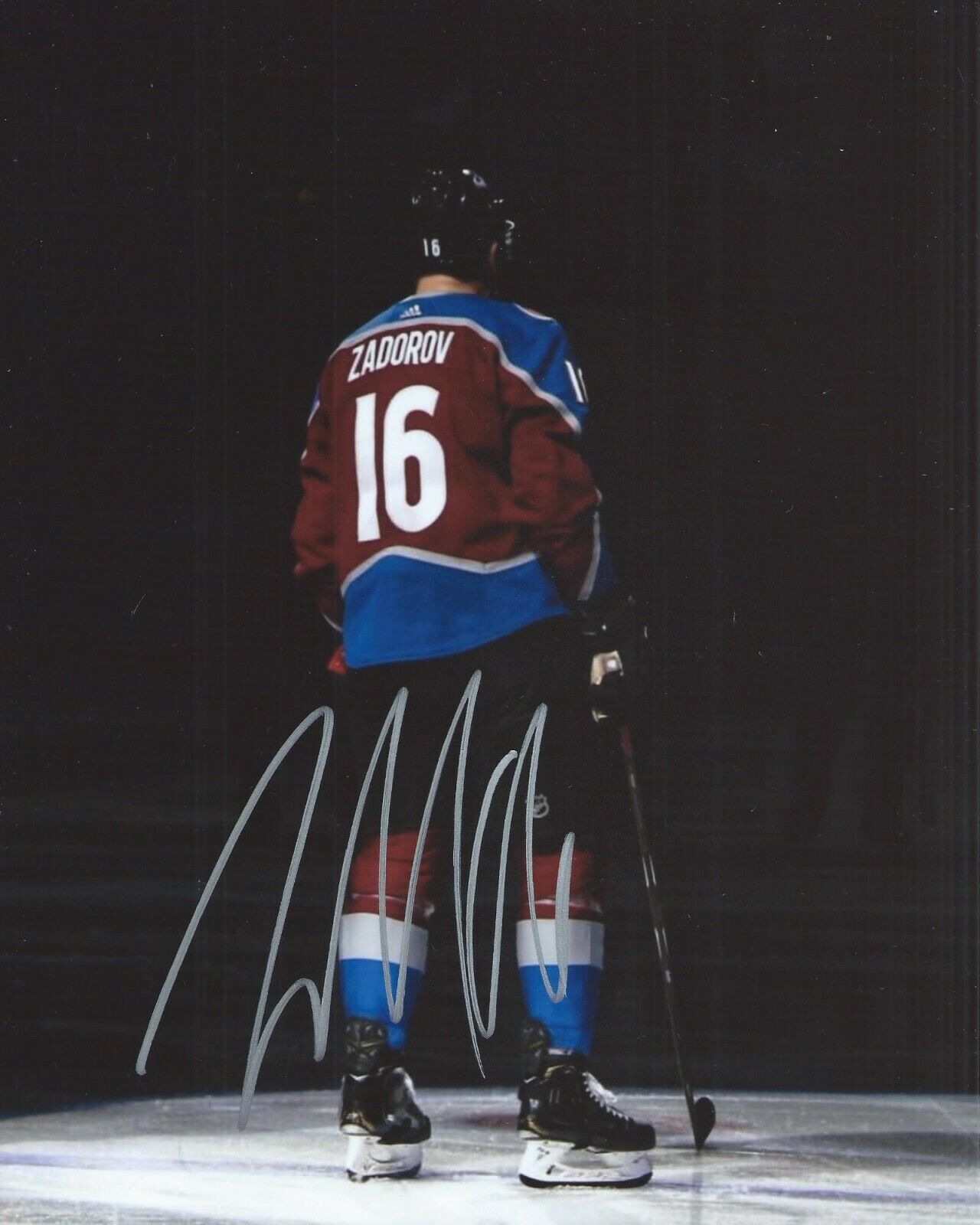 Nikita Zadorov Signed 8x10 Photo Poster painting Colorado Avalanche Autographed COA D