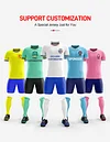 High Quality Customizable Quick Dry Summer Soccer Training Shirt Wholesale Football Jersey with Patch High Thai Quality