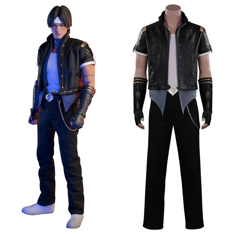 The King of Fighters Kyo Kusanagi Cosplay Costume Outfit Halloween Carnival Suit