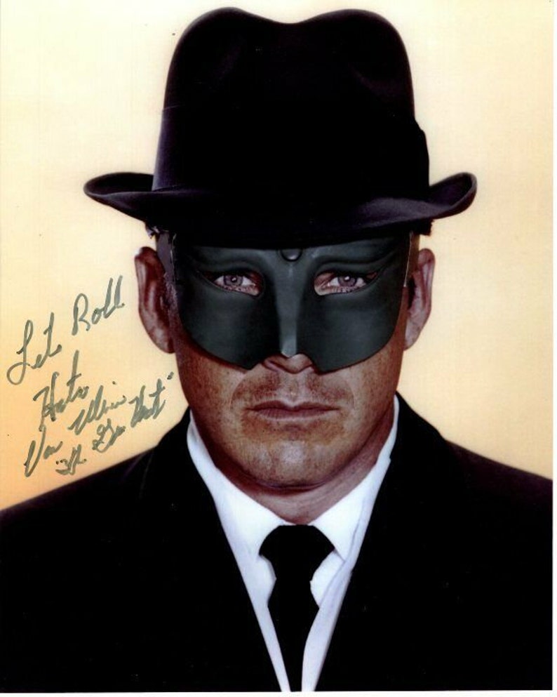 Van williams signed autographed the green hornet britt reid Photo Poster painting great content