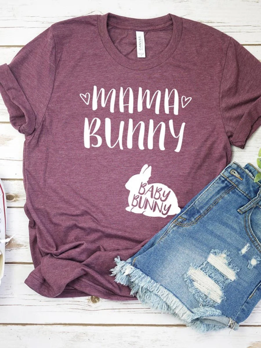 Mama Bunny Baby Bunny T-shirt