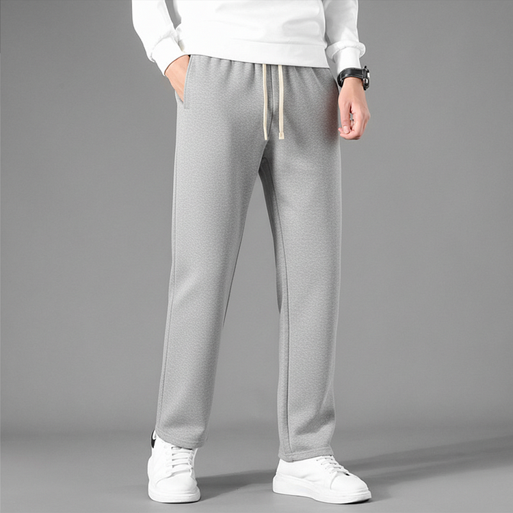 Stylish Casual Pants with Elastic Waistband & Drawstring