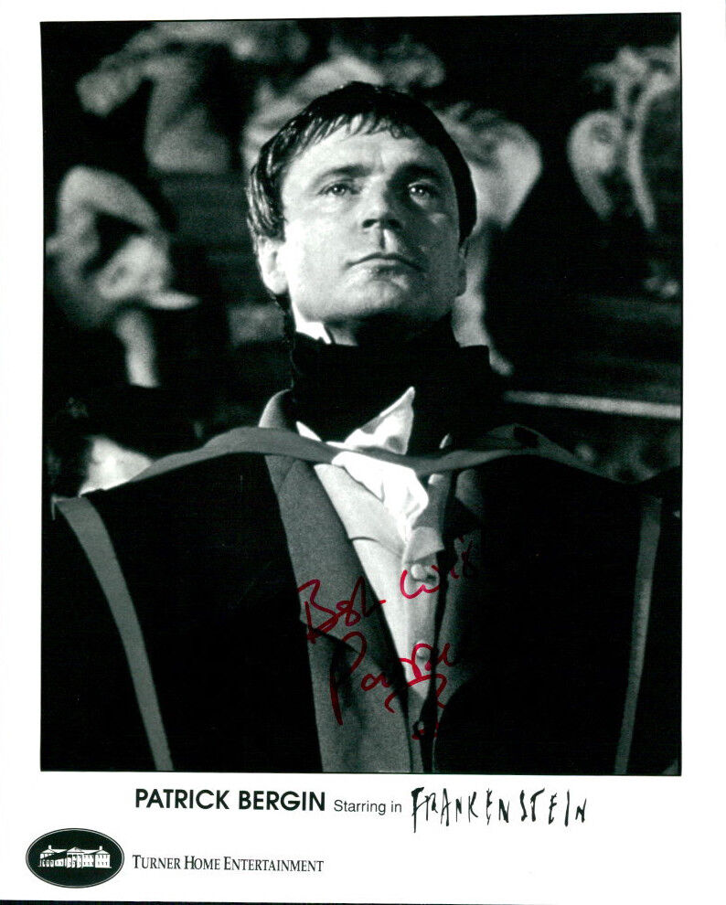 Patrick Bergin (Frankenstein) signed 8x10 Photo Poster painting COA