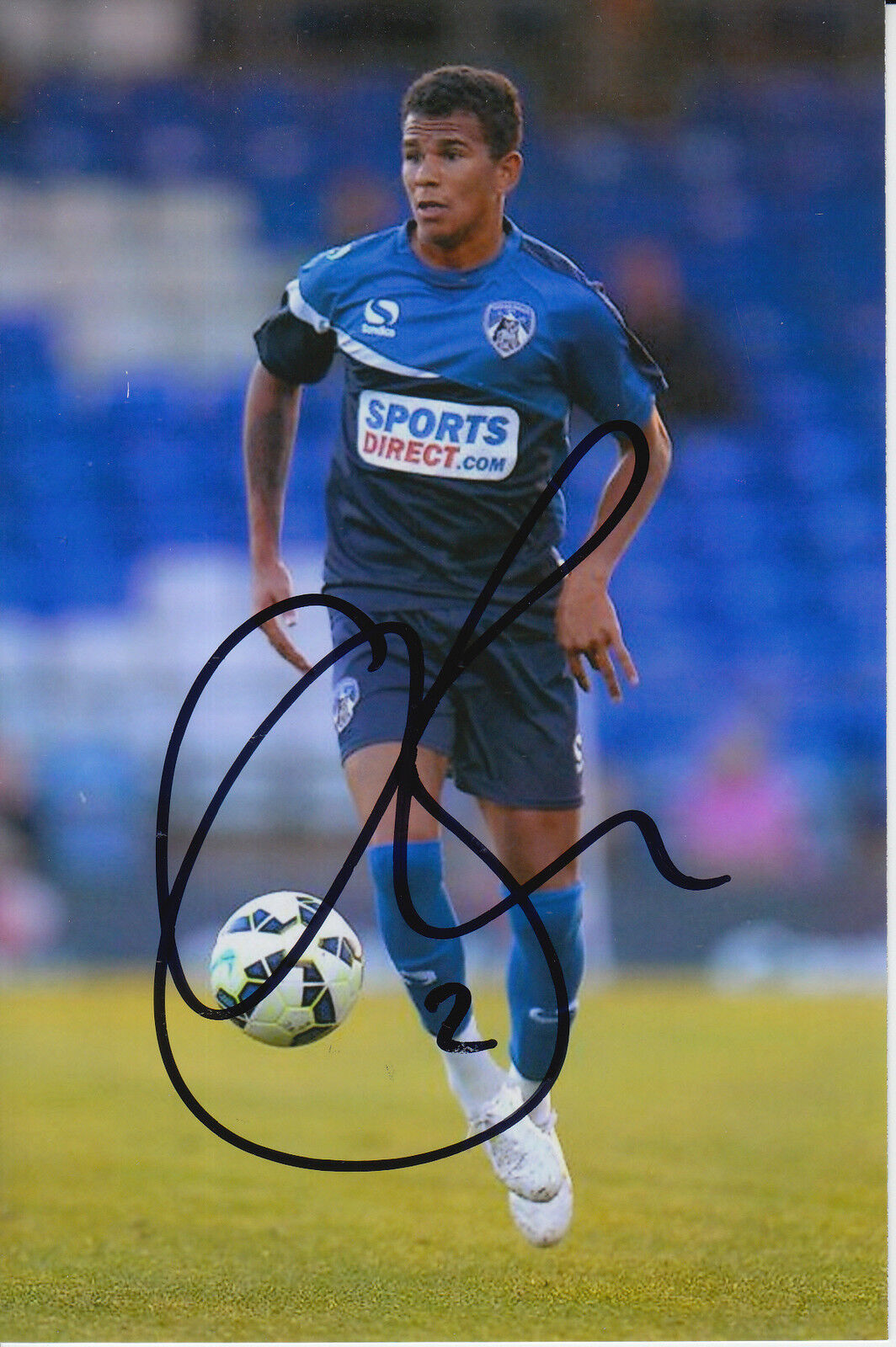 OLDHAM ATHLETIC HAND SIGNED CONNOR BROWN 6X4 Photo Poster painting 4.