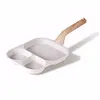 3in1 Egg Frying Pan Breakfast Nonstick Omelet Pan for Gas Stove Induction Cooker