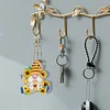 6pcs DIY Sunflower Goblin Diamond Painting Double-Sided Keychains