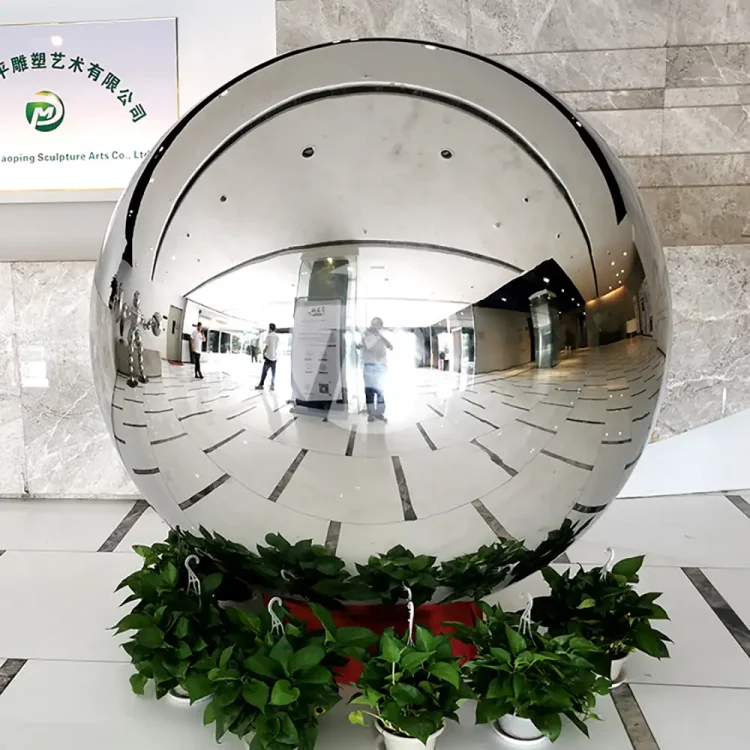 1600mm Large 8K Mirror Stainless Steel Gazing Ball Sphere