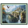 (US Local)Scenery-11CT Stamped Cross Stitch Kit(65x50cm)