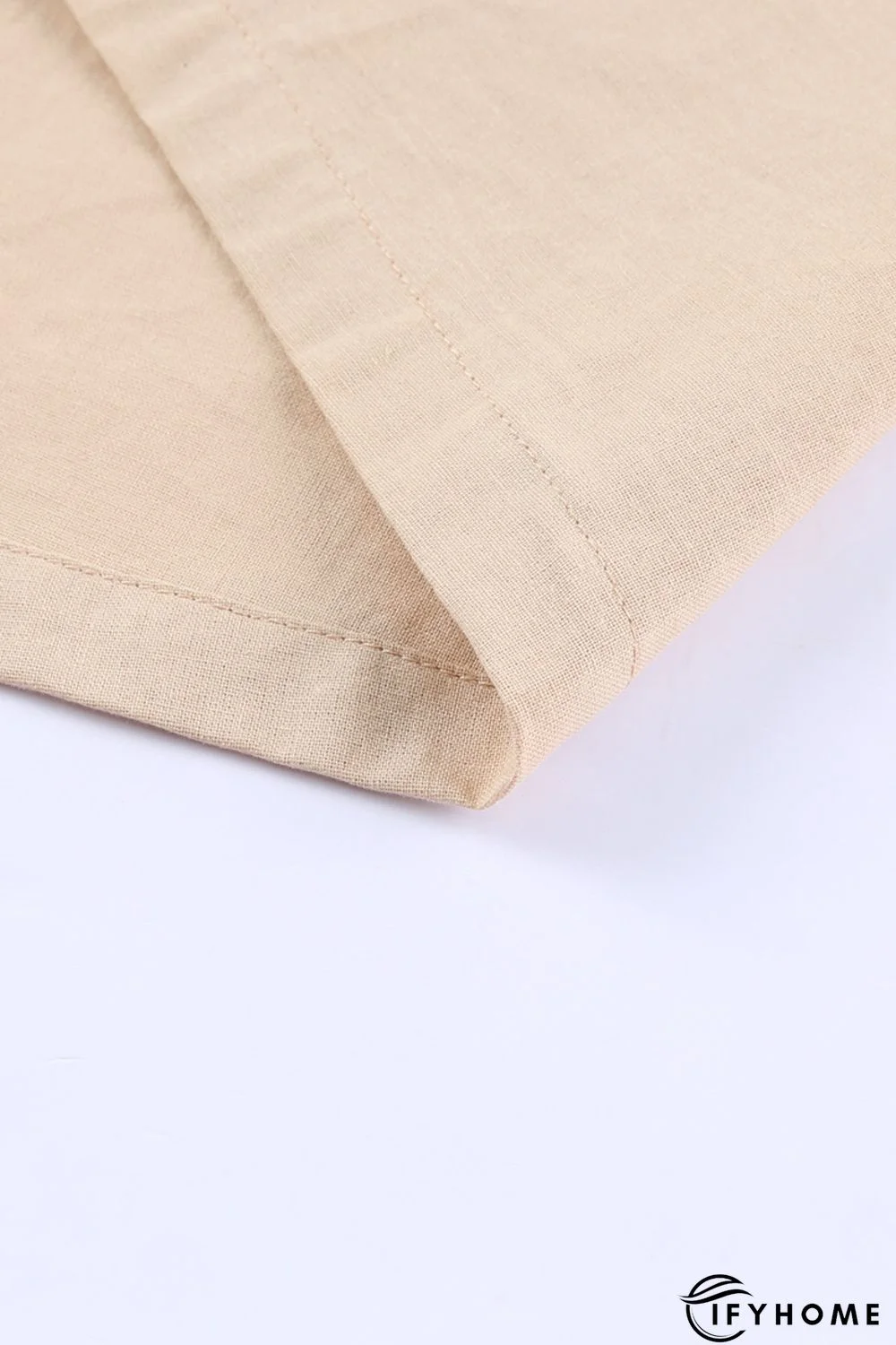 Apricot Deep V Neck Bow Knot Oversized Backless Mini Dress | IFYHOME