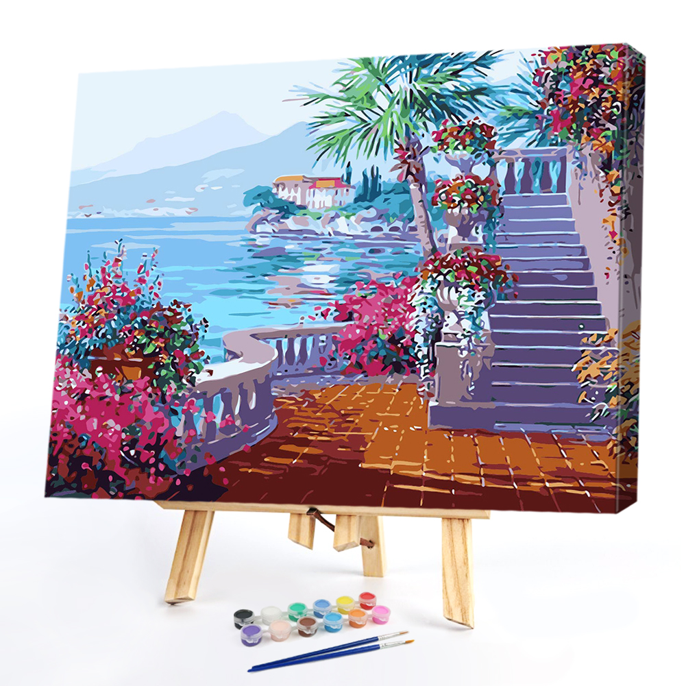 

40*50CM Paint By Numbers-Castle, 501 Original