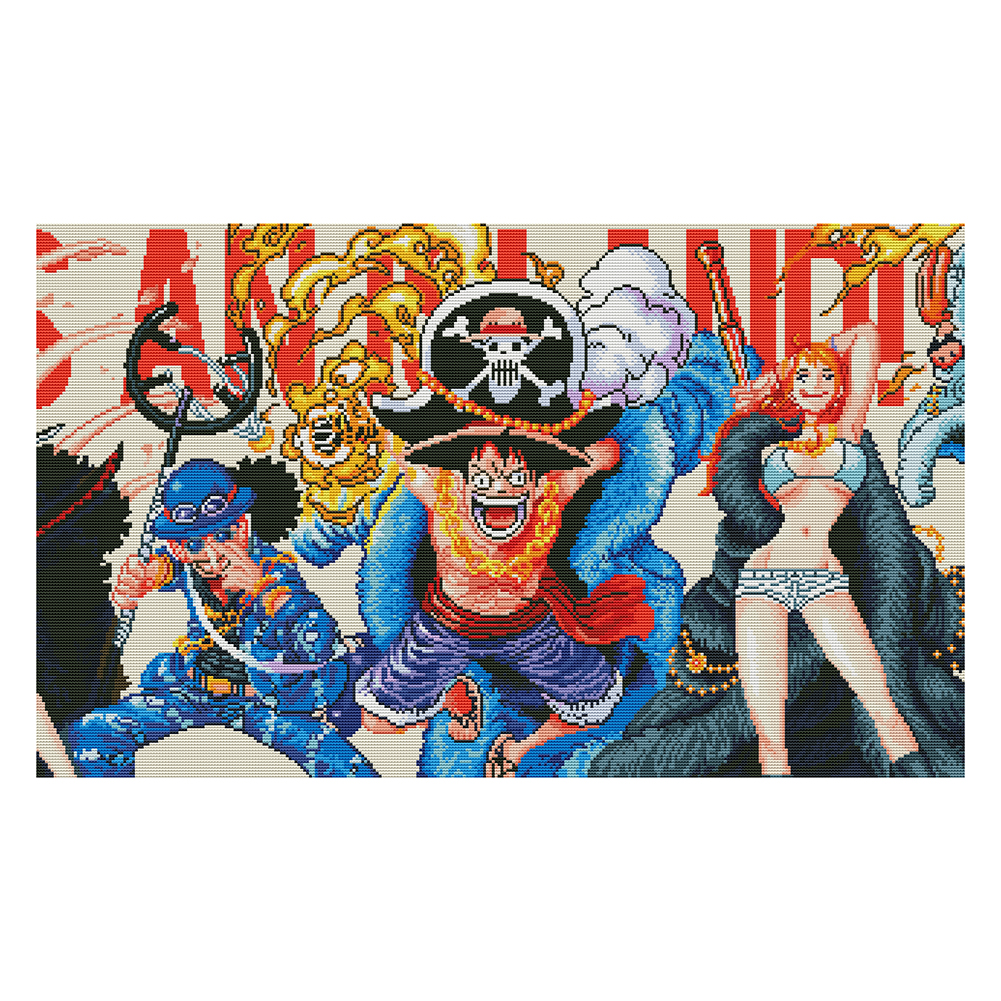 

Cartoon - 11CT Stamped Cross Stitch - 50*80CM, 501 Original