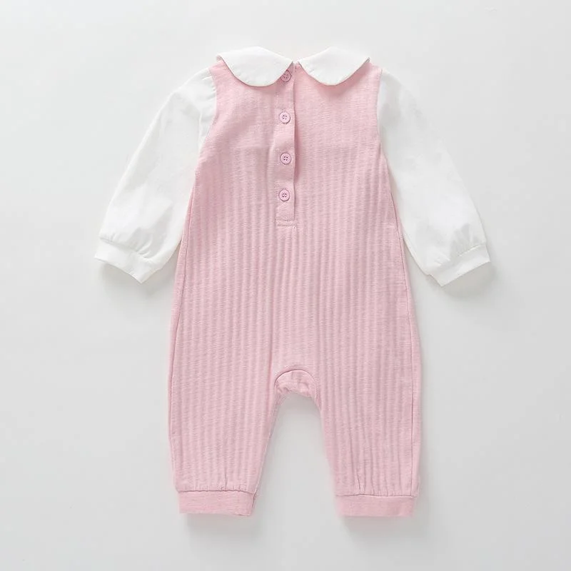 Sweet climbing suit with pink bow for 22'' rebirth dolls