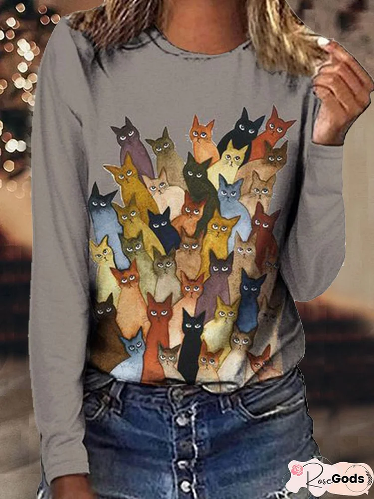 Animal Crew Neck Regular Fit T-Shirt