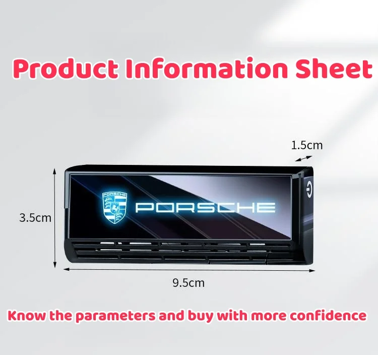 Car air conditioner air outlet aromatherapy car atmosphere light