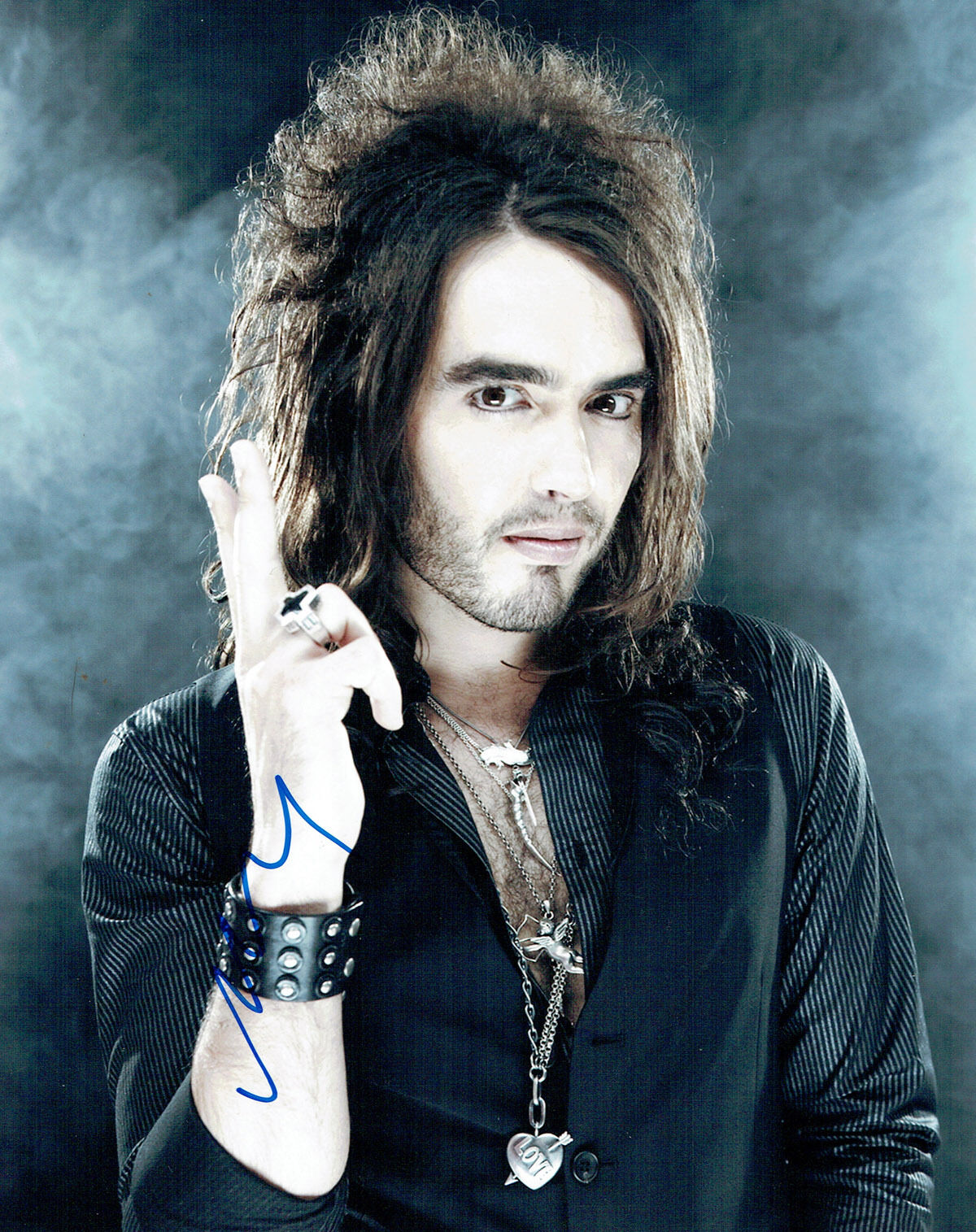 Russell BRAND SIGNED Autograph 10x8 Photo Poster painting AFTAL COA Stand Up Comedian