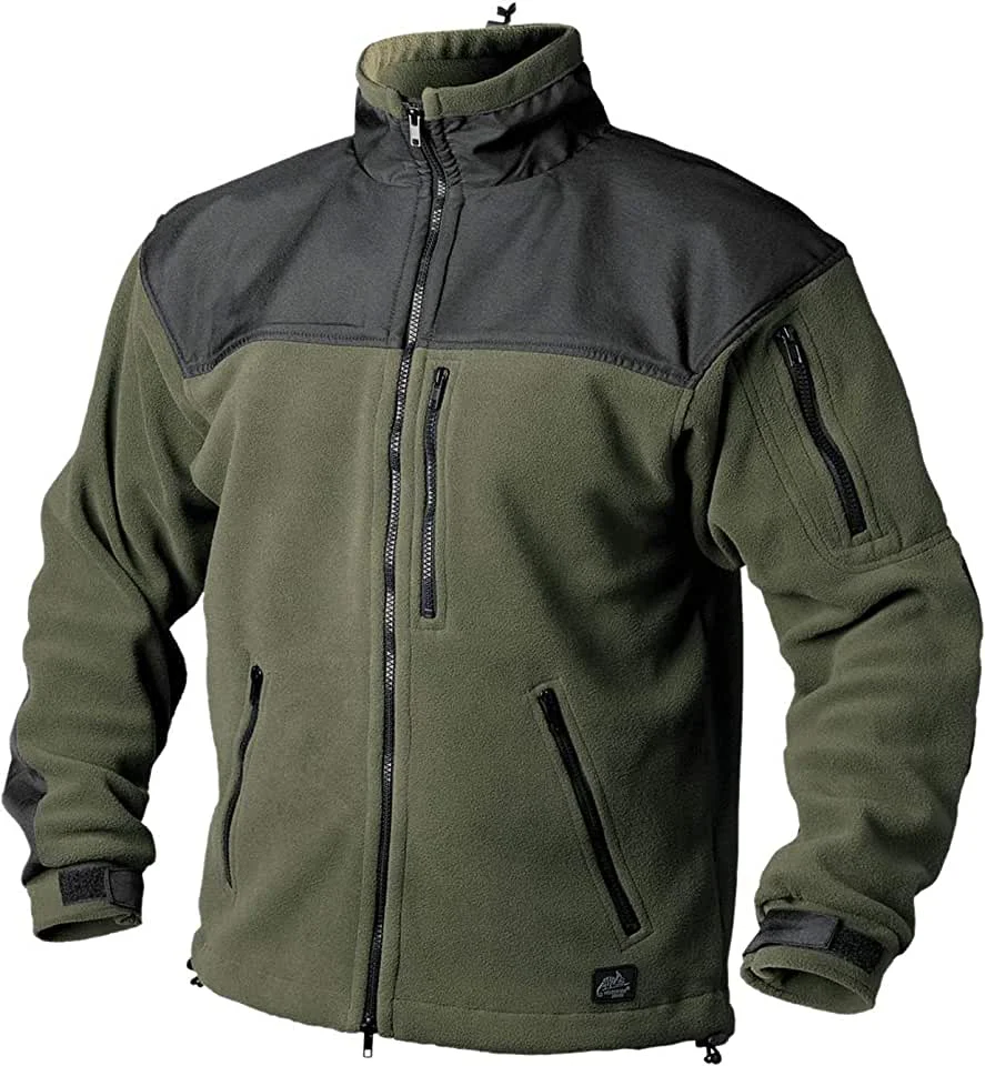 Mens Vintage Outdoor Multifunctional Tactical Casual Fleece Jacket