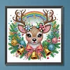 Diamond Painting-DIY Crystal Rhinestone Xmas Bear