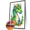 (40*60cm)Dinosaur on a Garland -  Full Round Drill Diamond Painting