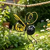 Honeybee Solar Lantern Hanging LED Solar Powered Bee Lights Waterproof Decorative for Party Festivals Garden Decor Birthday Gifts