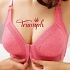 Triumph - 【M-7XL】Triumph -Novo suti&atilde; sexy feminino 2024 Roupa &iacute;ntima de algod&atilde;o confort&aacute;vel e sem costura sem costura