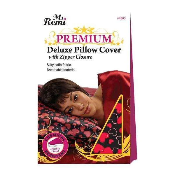 Ms. Remi Deluxe Pillow Cover with Zipper Heart