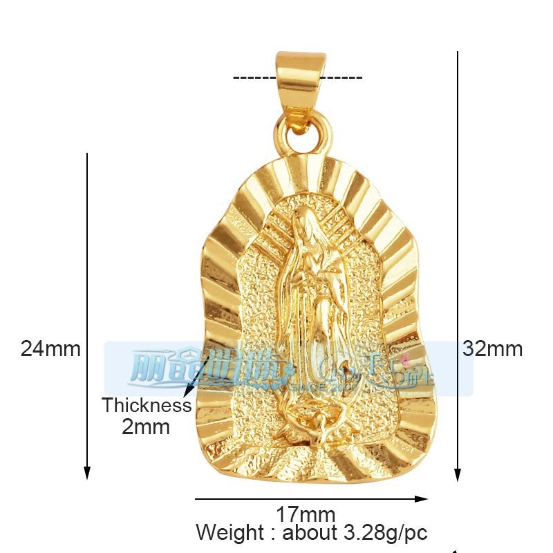1 Piece 17*24mm 20 * 23mm Copper Human Pendant Jewelry Accessories