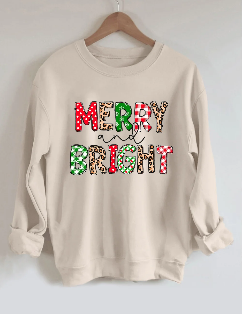 Merry and Bright Christmas Sweatshirt