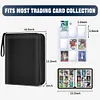 Embroidery Floss Organizer 50 Clear 9-Pocket Pages Waterproof Zip Trading Card Binder Holds 200+ Thread for Embroidery & Craft Supplies