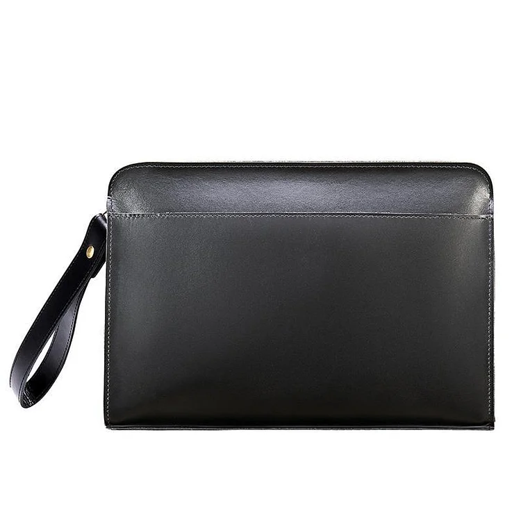 Vintage Leather Business Wallets Large Capacity Clutch Bags