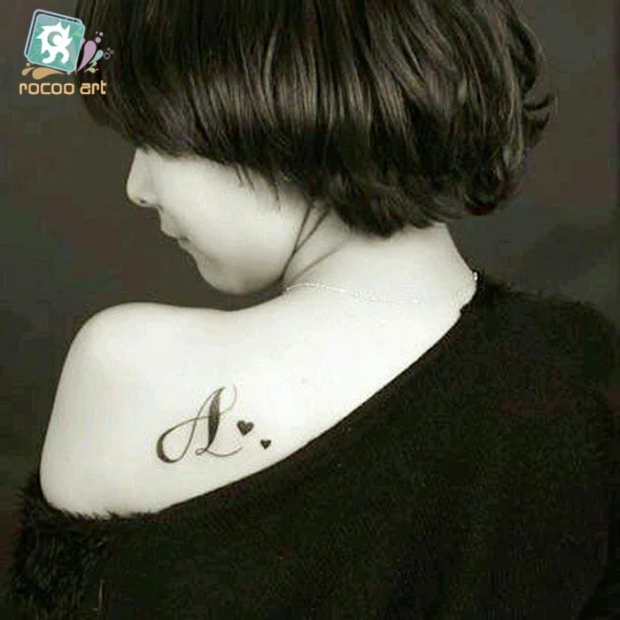 Waterproof Temporary Tattoo Sticker little music love letter tatto small size flash tatouage fake tatoo for girl women kids