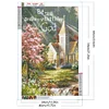 2Pcs/set Diamond Painting-5D Full Round Drill Country House(70*40 CM)