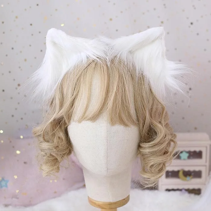 Cute Fluffy Cat Ear Cosplay Hair Clip SP15210