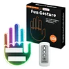 Glogesture Hand Light with Remote, 7Light Modes Hand Signal for Car Window, Hand Gesture Light for Car Back Window, Road Rage LED Sign for Car, Car Accessories for Men 