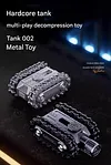 EDC Push Card Decompression Toy Tank Ding Ding Magnetic Handle, Fingertip Gyro Decompression Artifact Chain Mechanical Handle