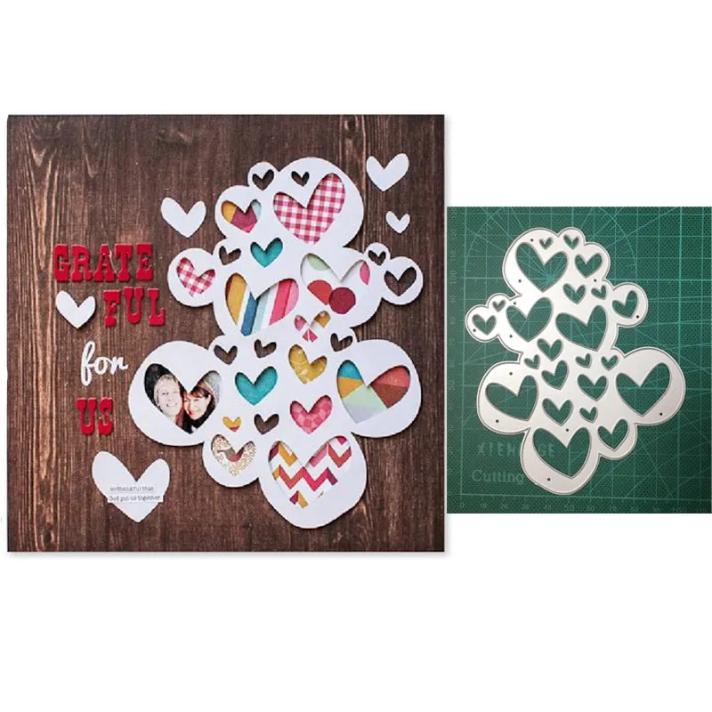 Craft Dies Metal Cutting Dies Cut Die Lace Corner Border Frame Decoration Scrapbook Dies Knife Mould Blade Punch Stencils Dies