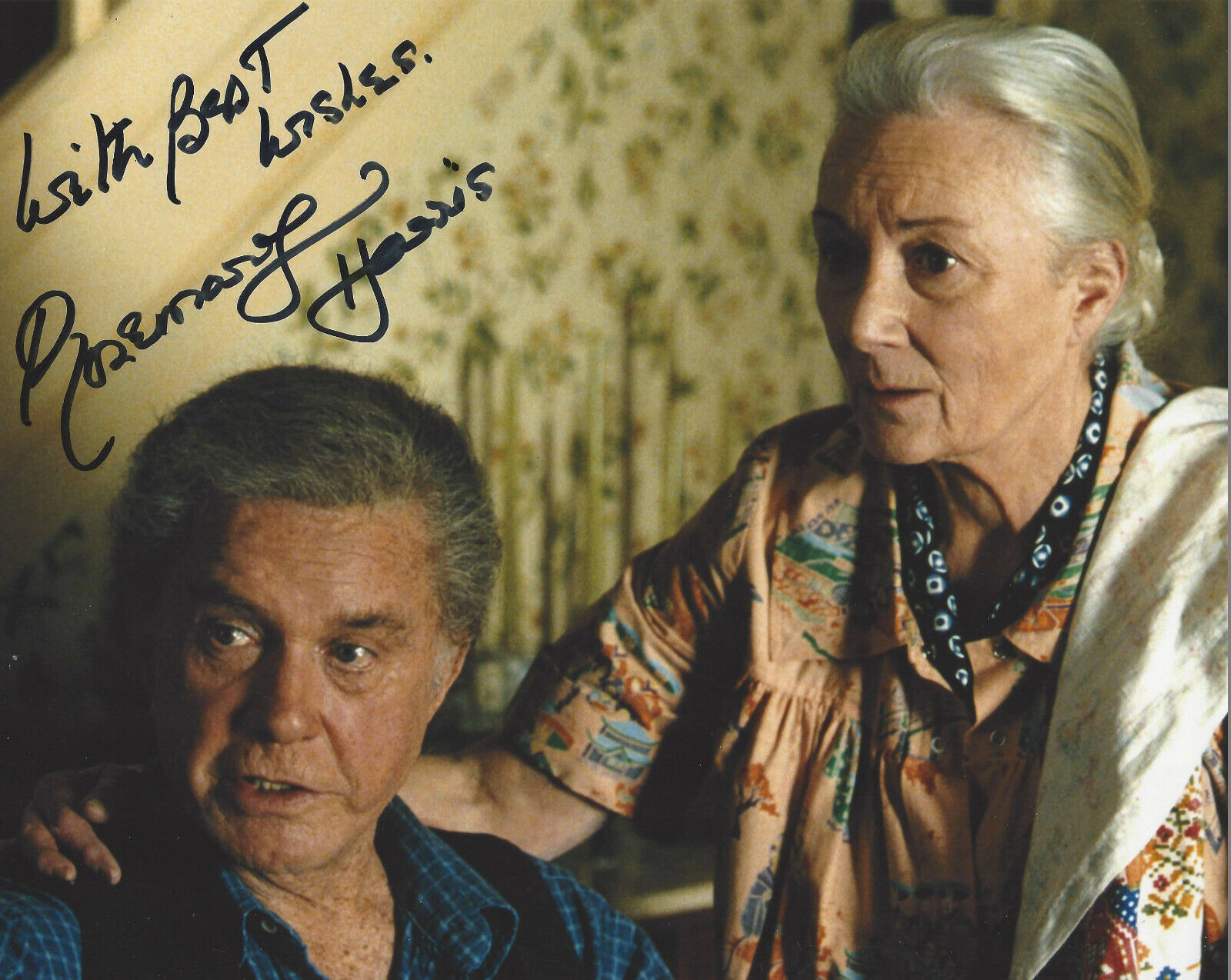 ROSEMARY HARRIS SIGNED 'SPIDER-MAN' MAY PARKER 8x10 MOVIE Photo Poster painting w/COA ACTRESS