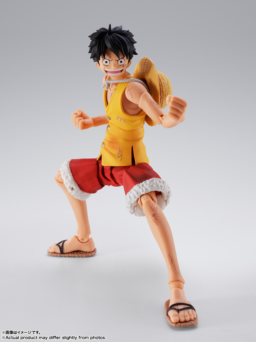 BANDAI SPIRITS - S.H.Figuarts Monkey D. Luffy Summit War of Marineford "ONE PIECE" (Licensed)-