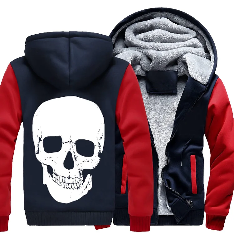 Scary Skull, Halloween Fleece Jacket