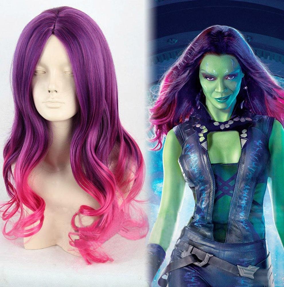Guardians Of The Galaxy Gamora Cosplay Wig