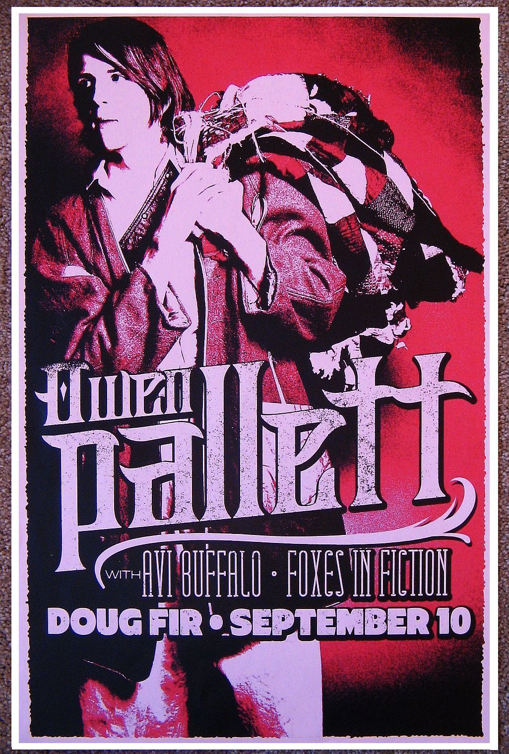 OWEN PALLETT 2014 POSTER Gig Concert Portland Oregon