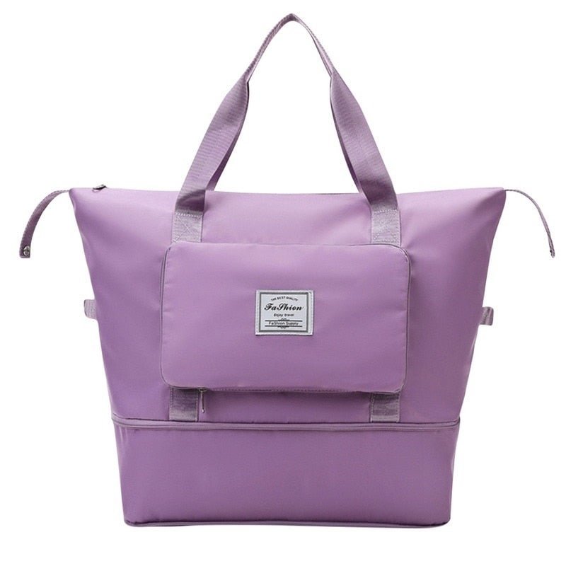 Unisex Oxford Handbags Outdoor Waterproof Foldable Travel Bag Large Capacity Tote Bag Gym Shoulder Bag Women's Bag Handbags2021