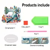 (US Local)Acrylic Special Shape Sewing Machine Desktop Diamond Art Kits for Home Office Decor