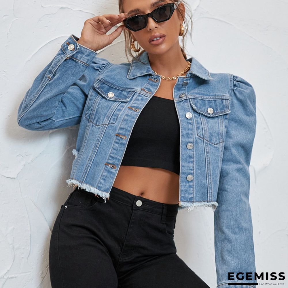 Fashion Lapel Jeans Casual Short Coat Autumn and Winter | EGEMISS
