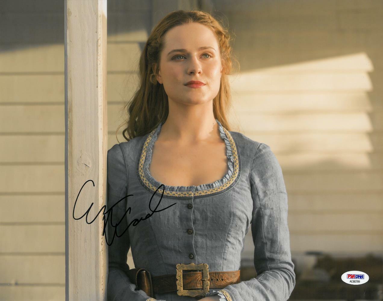 Evan Rachel Wood Signed Westworld Autographed 11x14 Photo Poster painting PSA/DNA #AE80789