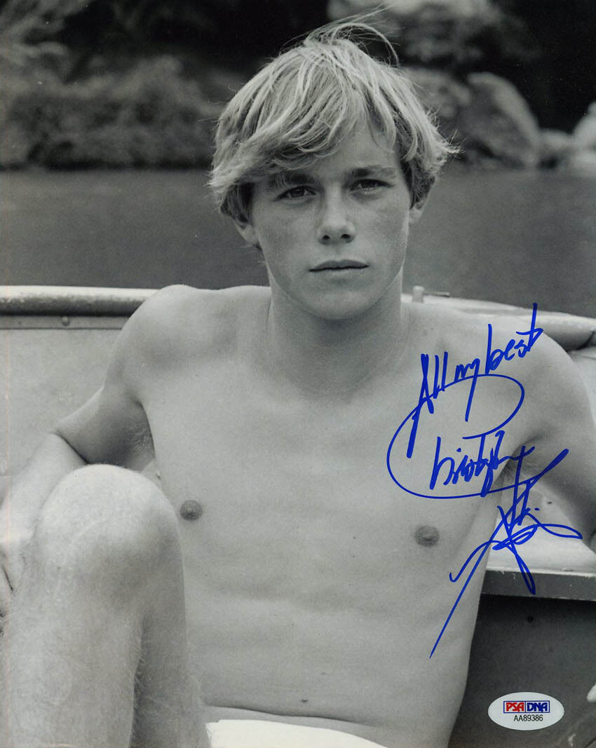 Christopher Atkins SIGNED 8x10 Photo Poster painting The Blue Lagoon Dallas PSA/DNA AUTOGRAPHED