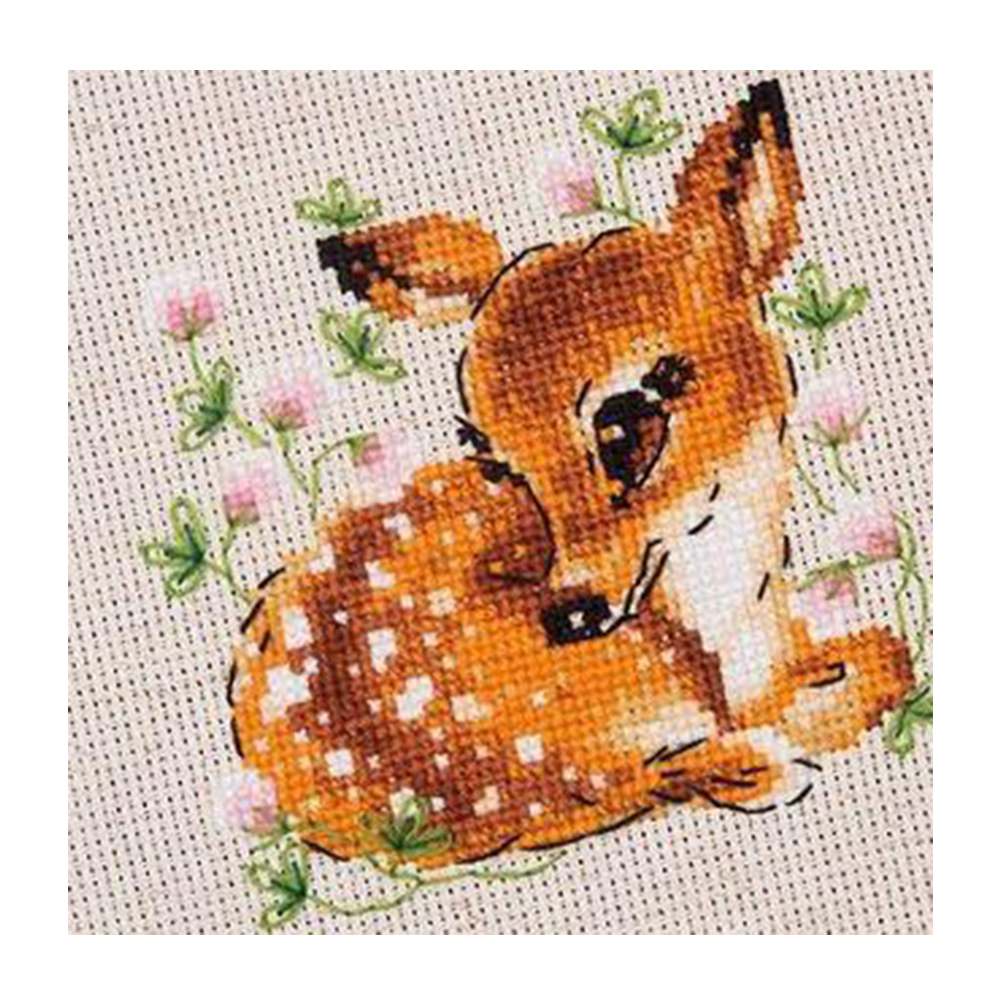 

Elk - 11CT Stamped Cross Stitch - 25*25CM, 501 Original