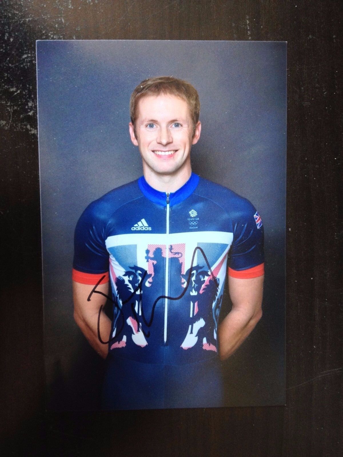 JASON KENNY - GOLD MEDAL WINNING OLYMPIAN - EXCELLENT SIGNED Photo Poster paintingGRAPH