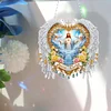 (US Local)Jesus Praying DIY Diamond Painting Dots Pendant Rhinestone Diamond Art Pendants