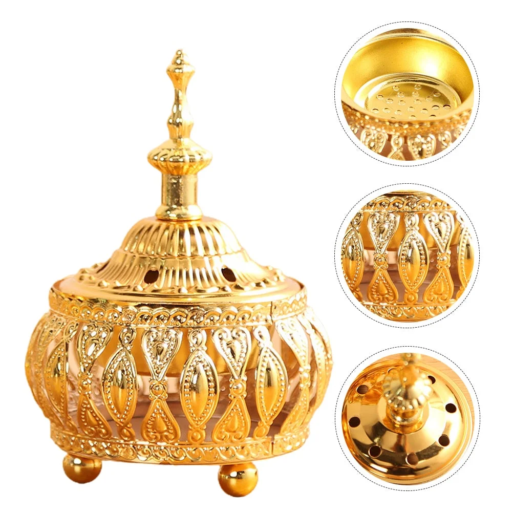 1pc Delicate Middle East European Lace Incense Burner For Home Decoration Eastern European Lace Incense Burner For Decoration